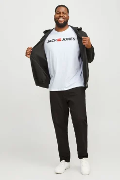 Jack & Jones PLUS T-Shirts-Camiseta PLUS de corte regular branco