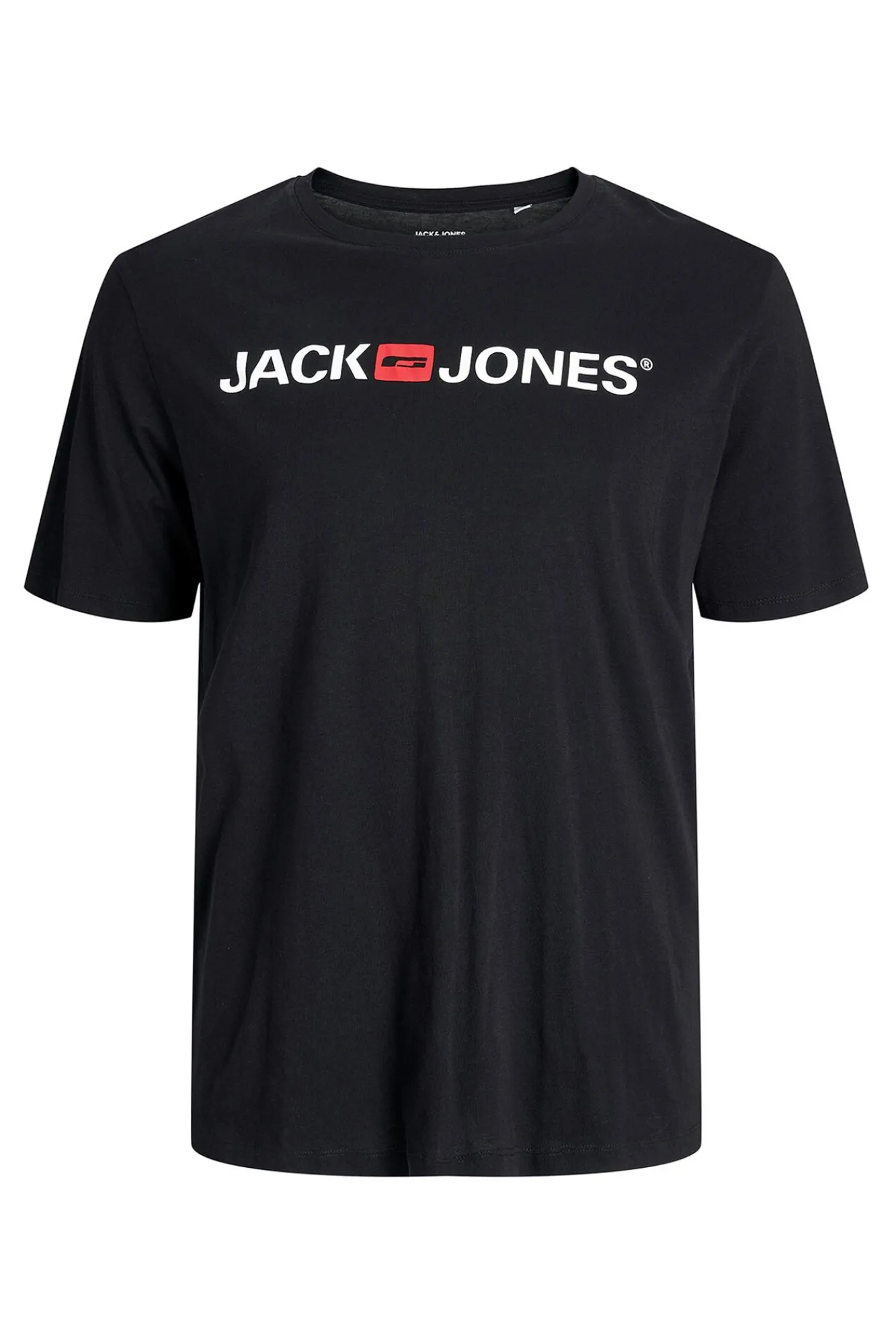 Jack & Jones PLUS T-Shirts-Camiseta PLUS de corte regular preto