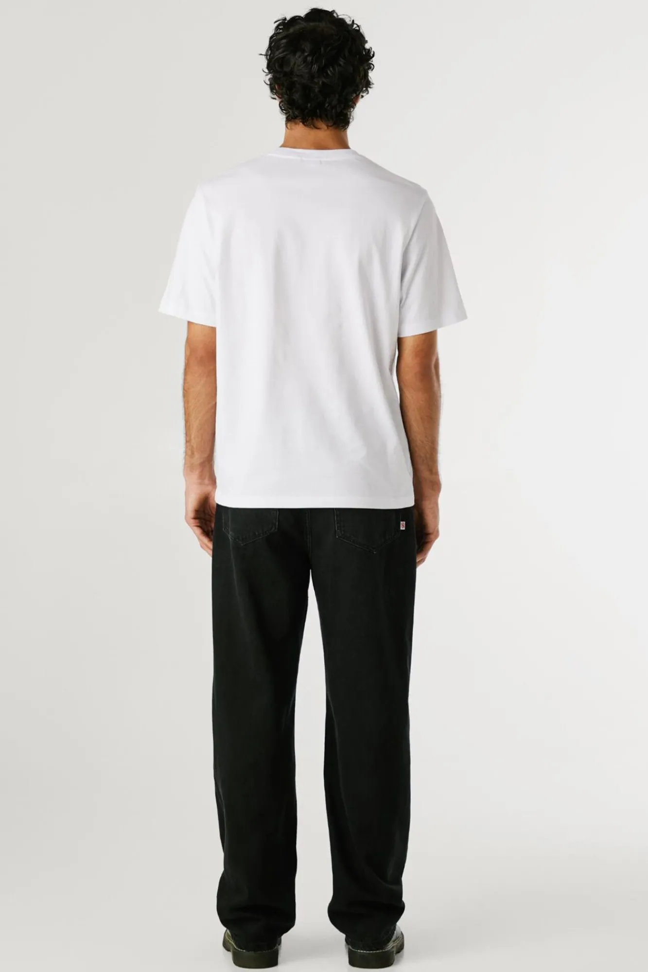 Pepe Jeans T-Shirts-Camiseta Regular Fit com Logotipo Bordado branco