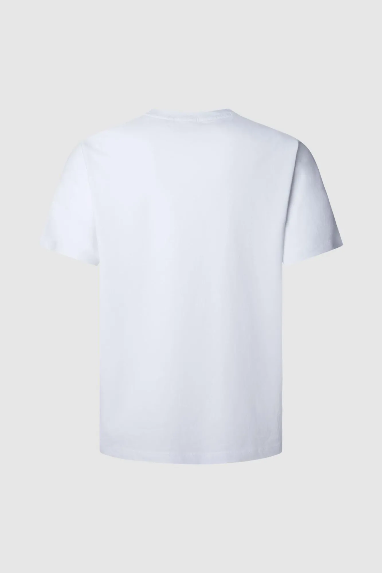 Pepe Jeans T-Shirts-Camiseta Regular Fit com Logotipo Bordado branco