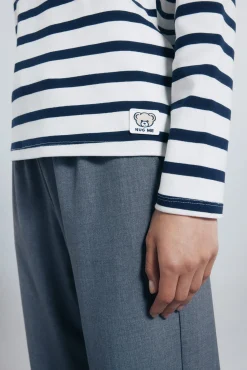Springfield T-Shirts-Camiseta riscas de marinheiro estampado
