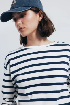 Springfield T-Shirts-Camiseta riscas de marinheiro estampado