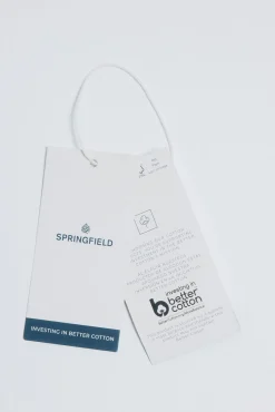 Springfield T-Shirts-Camiseta riscas de marinheiro vermelho