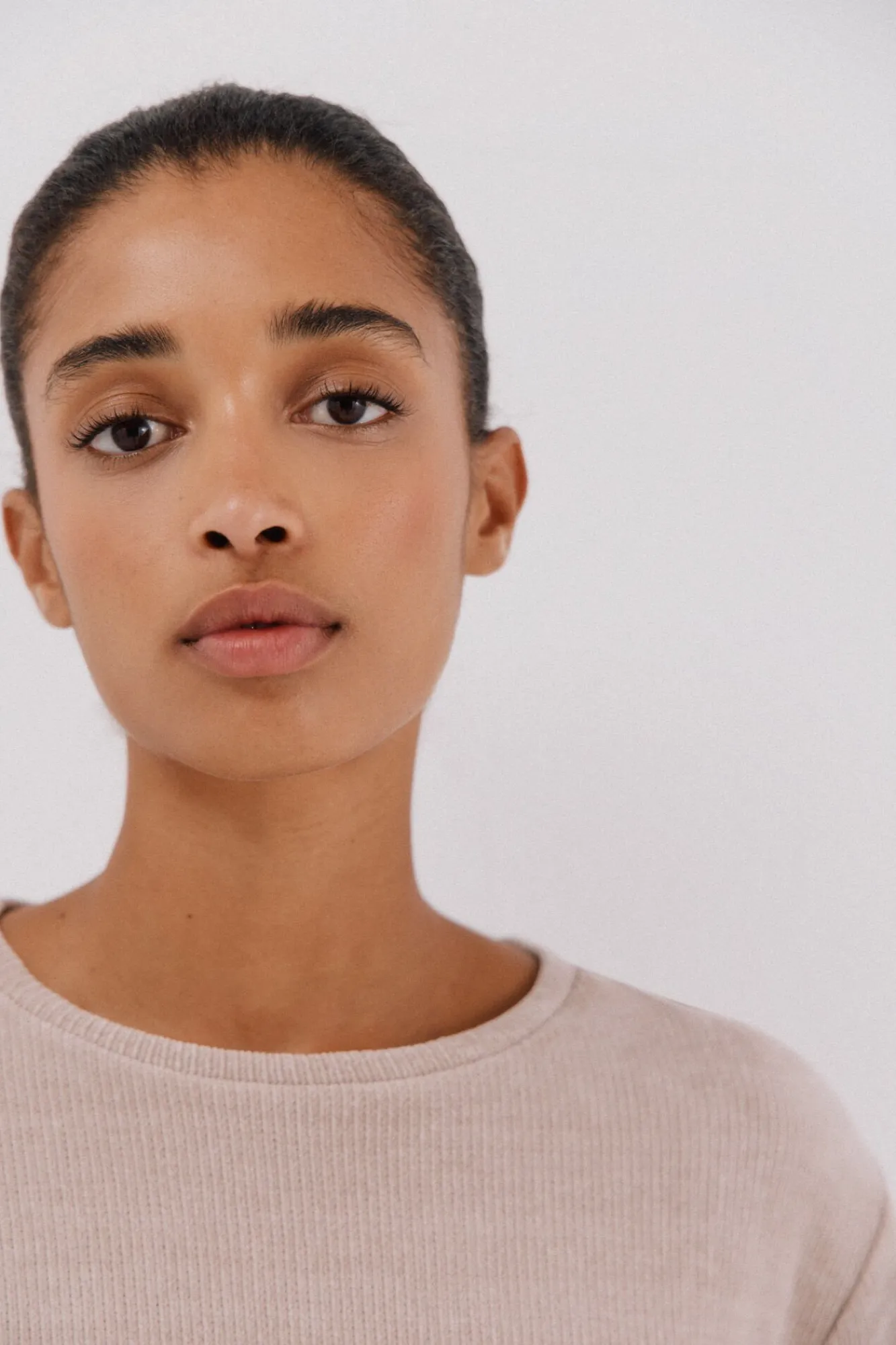 Cortefiel T-Shirts-Camiseta riscas em chenille Subiu