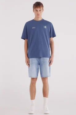 Springfield T-Shirts-Camiseta Saquê azul