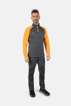 Izas Sweatshirts|T-Shirts-Camiseta térmica de manga comprida cinzento