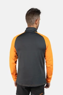 Izas Sweatshirts|T-Shirts-Camiseta térmica de manga comprida cinzento