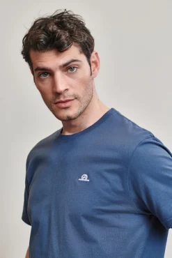 Amarras T-Shirts-Camiseta Unissex Backstay Azul