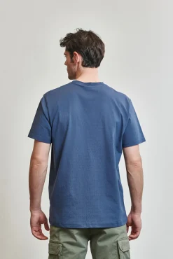 Amarras T-Shirts-Camiseta Unissex Backstay Azul