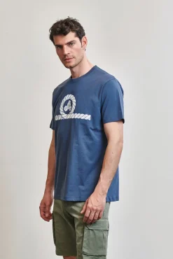 Amarras T-Shirts-Camiseta Windward Azul