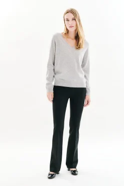 Caroll Camisolas-Camisola 100% caxemira Cinzento