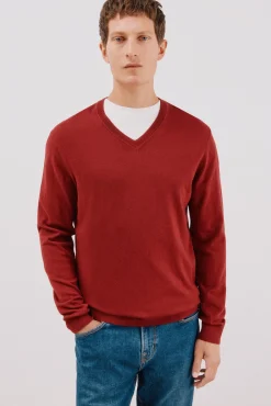 Cortefiel Camisolas-Camisola algodão caxemira gola em bico Granada