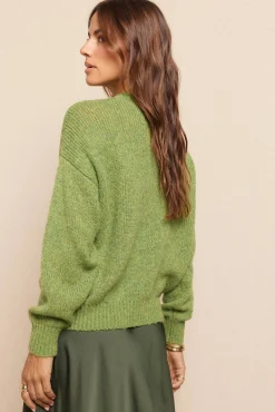 Slowlove Camisolas-Camisola básica Verde