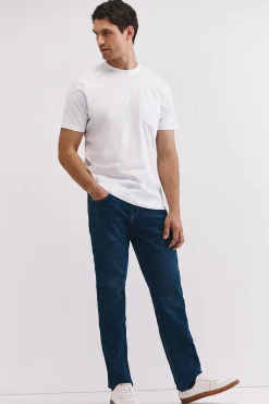 Cortefiel T-Shirts-Camisola básica com bolso Branco