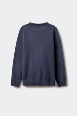 Springfield Kids Malhas-Camisola básica com cotoveleiras para criança azul