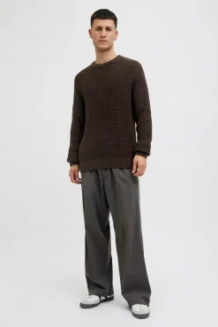 Jack & Jones Camisolas-Camisola básico castanho