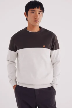 Springfield Camisolas-Camisola básico com blocos de cores cru