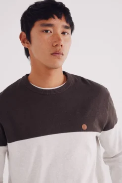 Springfield Camisolas-Camisola básico com blocos de cores cru