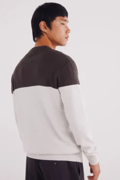 Springfield Camisolas-Camisola básico com blocos de cores cru