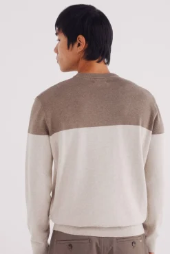 Springfield Camisolas-Camisola básico com blocos de cores cru