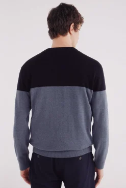 Springfield Camisolas-Camisola básico com blocos de cores azul