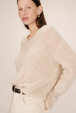 Grace & Mila Camisolas-Camisola básico com decote em V Tostado