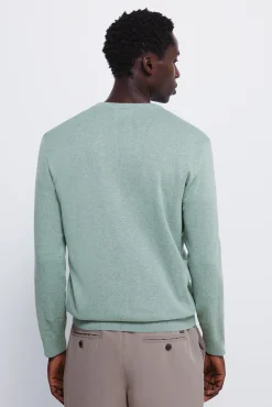 Springfield Camisolas-Camisola básico com gola em V verde