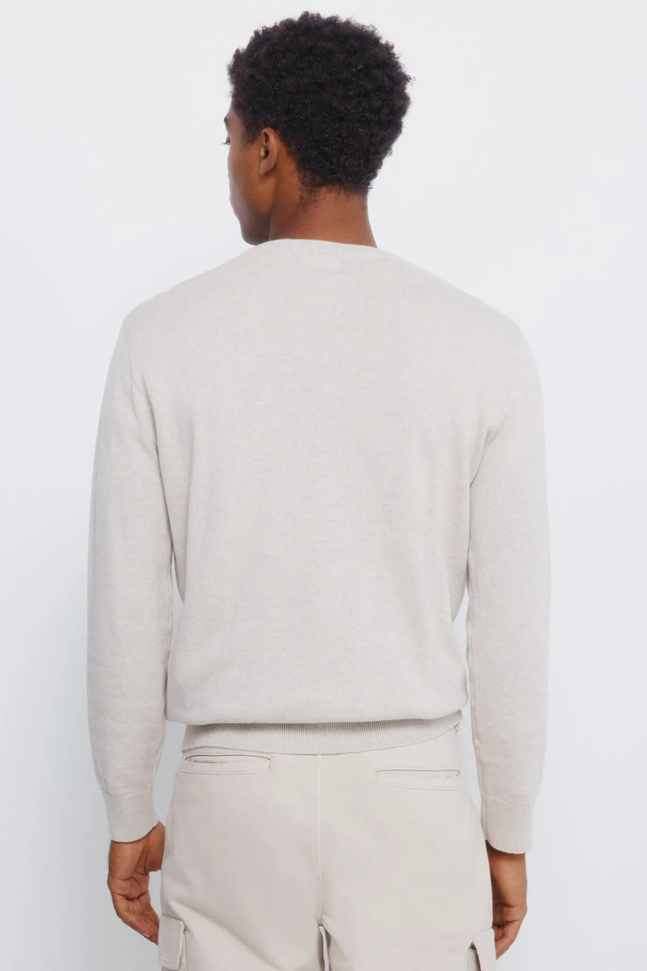 Springfield Camisolas-Camisola básico com gola em V cru