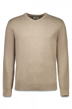 Springfield Camisolas-Camisola básico com gola em V cru