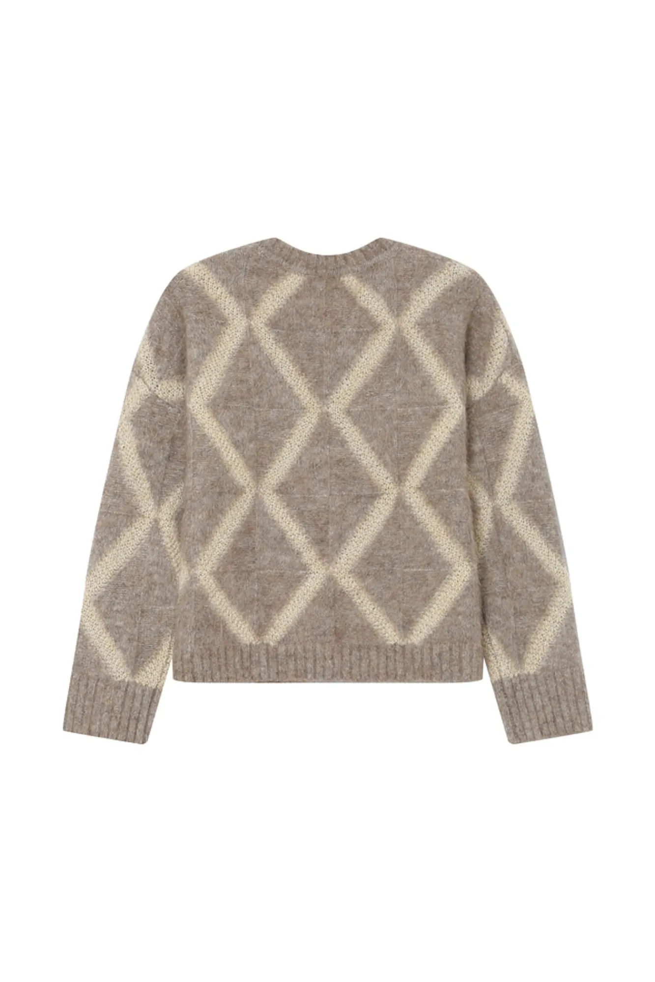 Grace & Mila Camisolas-Camisola básico com gola redonda Tostado