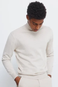 Springfield Camisolas-Camisola básico de gola cru