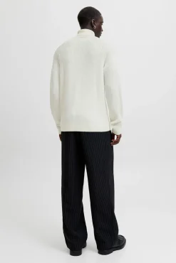 Jack & Jones Camisolas-Camisola básico de gola branco