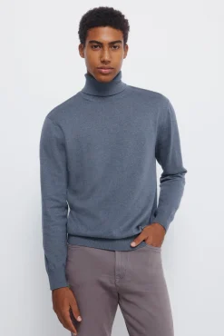 Springfield Camisolas-Camisola básico de gola azul