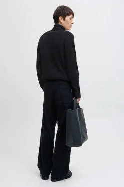 Jack & Jones Camisolas-Camisola básico de gola preto