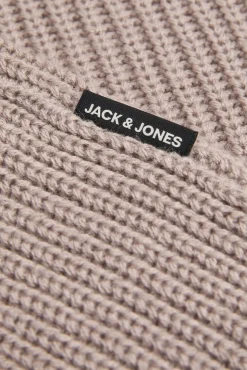 Jack & Jones Camisolas-Camisola básico de gola redonda cinzento