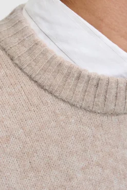 Jack & Jones Camisolas-Camisola básico de malha cinzento