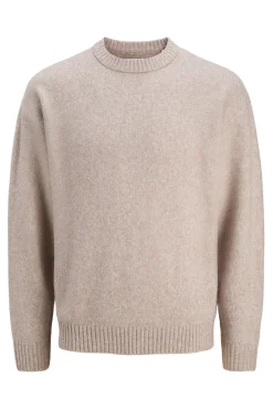 Jack & Jones Camisolas-Camisola básico de malha cinzento