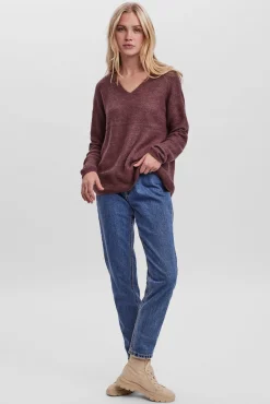 Vero Moda Camisolas-Camisola básico de malha Granada