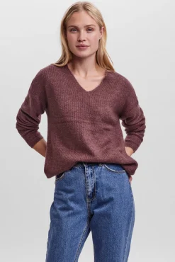 Vero Moda Camisolas-Camisola básico de malha Granada