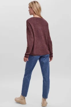 Vero Moda Camisolas-Camisola básico de malha Granada