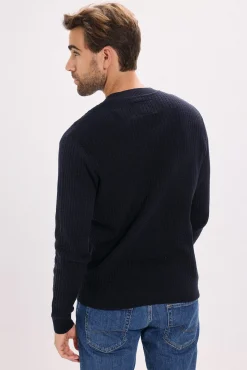 Jack & Jones Camisolas-Camisola básico de malha liso Azul