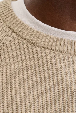 Jack & Jones PLUS Camisolas-Camisola básico de malha liso cinzento