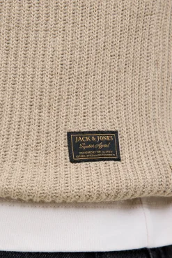 Jack & Jones PLUS Camisolas-Camisola básico de malha liso cinzento