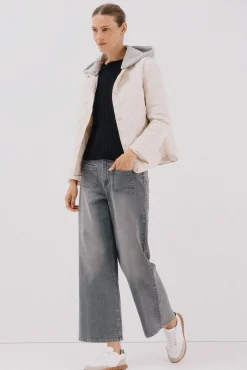 Cortefiel Camisolas-Camisola canelada botões Preto