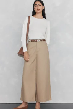 Pedro del Hierro Camisolas-Camisola canelada manga abaloada Branco