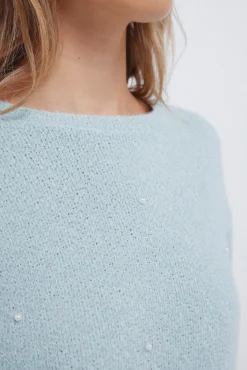 Springfield Camisolas-Camisola chenille pérolas verde