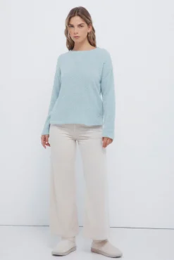 Springfield Camisolas-Camisola chenille pérolas verde