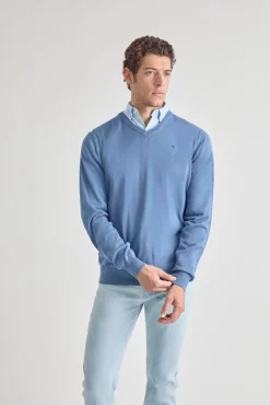 Street Monkey Camisolas-Camisola clássica Azul