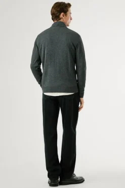 Pepe Jeans Camisolas-Camisola com fecho-éclair Andre cinzento