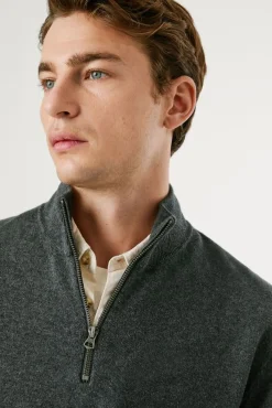 Pepe Jeans Camisolas-Camisola com fecho-éclair Andre cinzento